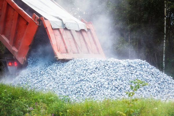 Limestone Gravel Delivery in Los Angeles